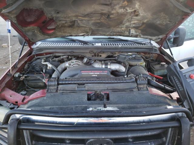 1FTSW31P93ED72531 - 2003 FORD F350 SRW SUPER DUTY RED photo 11