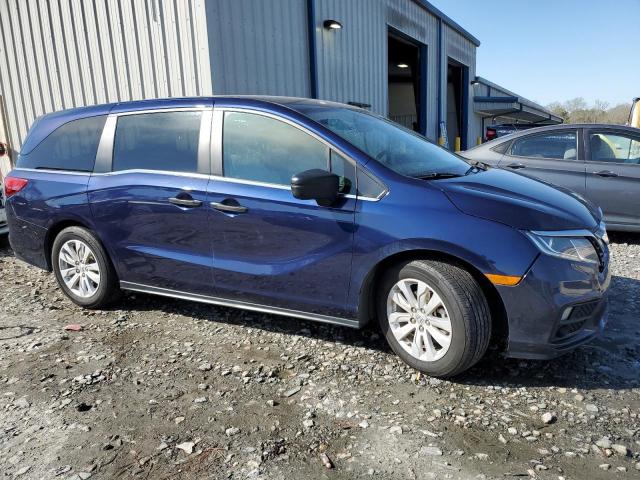 5FNRL6H28LB072481 - 2020 HONDA ODYSSEY LX BLUE photo 4