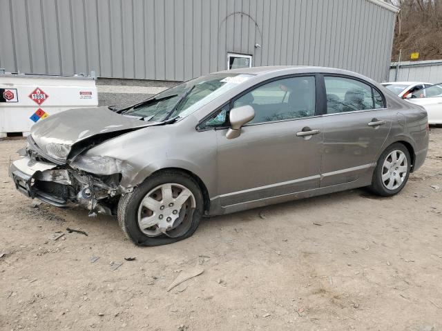 1HGFA16536L039805 - 2006 HONDA CIVIC LX SILVER photo 1