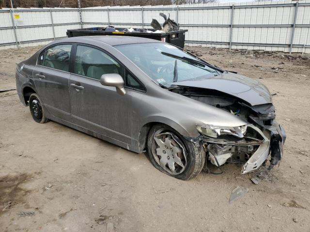 1HGFA16536L039805 - 2006 HONDA CIVIC LX SILVER photo 4