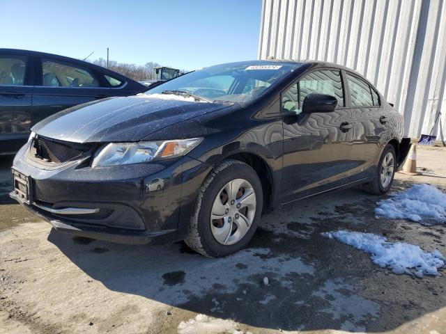 2HGFB2F59EH532693 - 2014 HONDA CIVIC LX BLACK photo 1