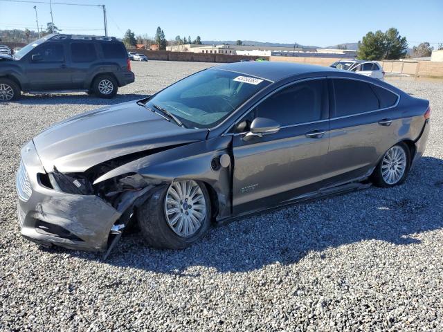 3FA6P0PU9ER337665 - 2014 FORD FUSION SE PHEV GRAY photo 1