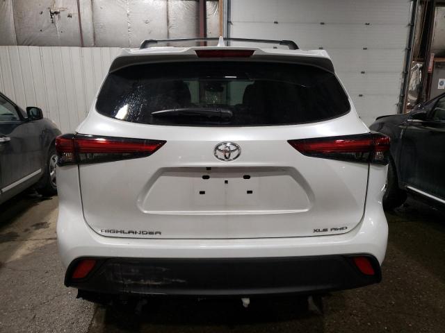 5TDKDRBH8PS030052 - 2023 TOYOTA HIGHLANDER L WHITE photo 6