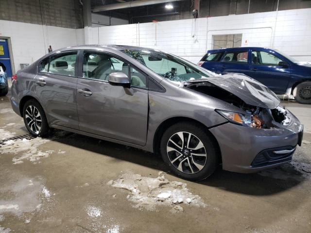 19XFB2F87DE050422 - 2013 HONDA CIVIC EX GRAY photo 4