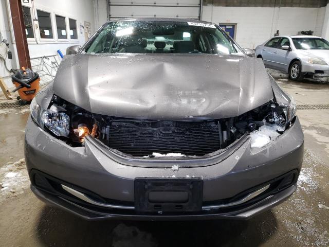 19XFB2F87DE050422 - 2013 HONDA CIVIC EX GRAY photo 5