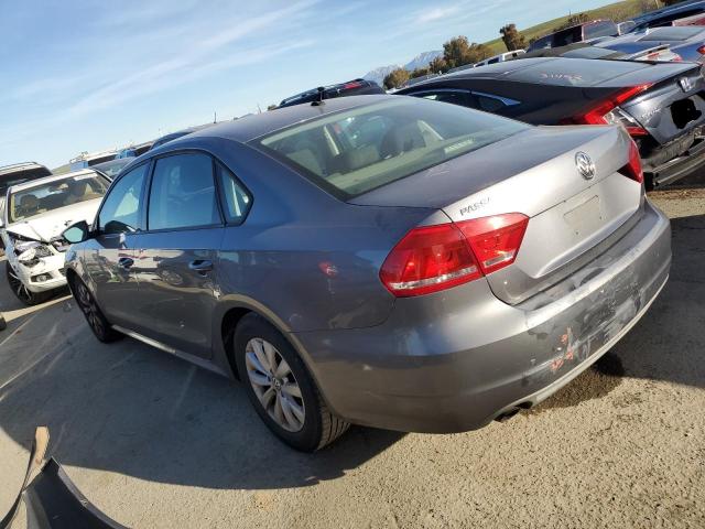 1VWAP7A31CC055994 - 2012 VOLKSWAGEN PASSAT S GRAY photo 2