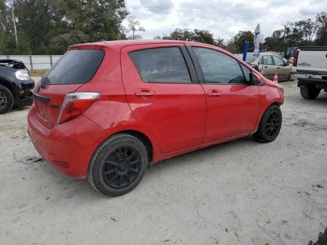 VNKKTUD39EA008019 - 2014 TOYOTA YARIS RED photo 3