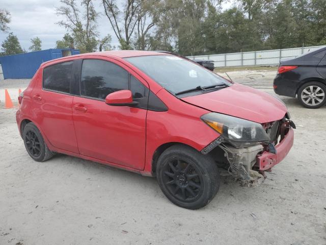 VNKKTUD39EA008019 - 2014 TOYOTA YARIS RED photo 4