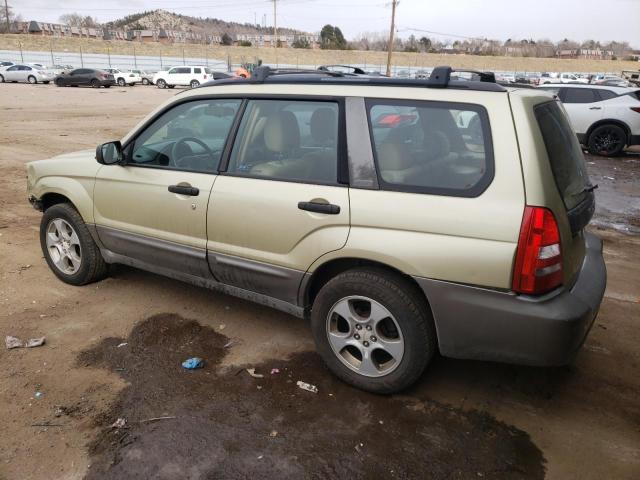 JF1SG65663H752852 - 2003 SUBARU FORESTER 2.5XS მწვანე ფოტო 2