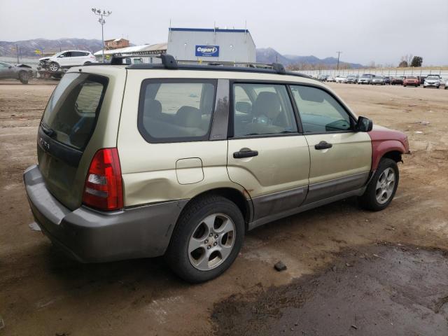 JF1SG65663H752852 - 2003 SUBARU FORESTER 2.5XS მწვანე ფოტო 3