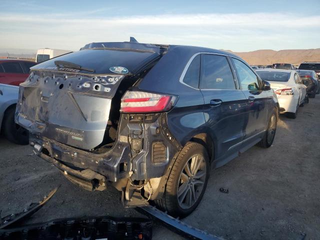 2FMPK3K92KBC27211 - 2019 FORD EDGE TITANIUM BLUE photo 3