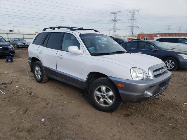 KM8SC73D56U097183 - 2006 HYUNDAI SANTA FE GLS WHITE photo 4