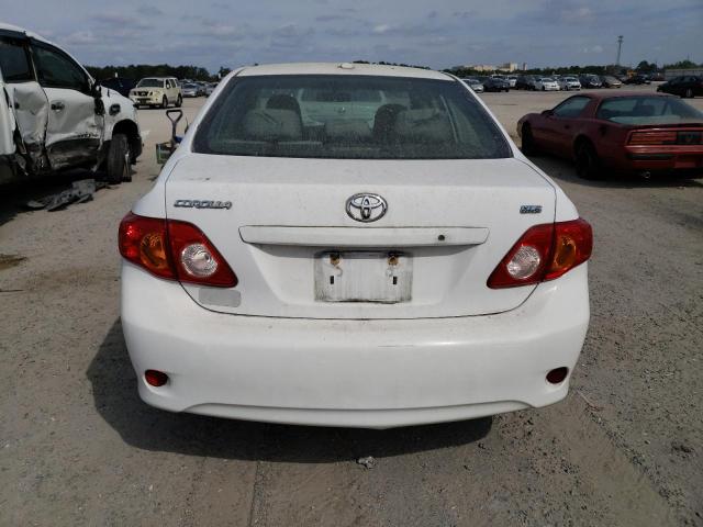 1NXBU40E19Z023353 - 2009 TOYOTA COROLLA BASE WHITE photo 6
