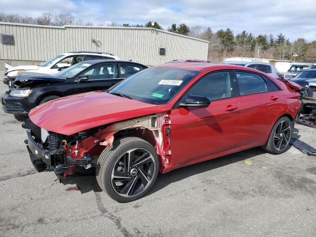 KMHLR4AF4PU432778 - 2023 HYUNDAI ELANTRA N LINE RED photo 1