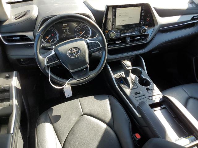 5TDGZRBH5NS560094 - 2022 TOYOTA HIGHLANDER XLE GRAY photo 8