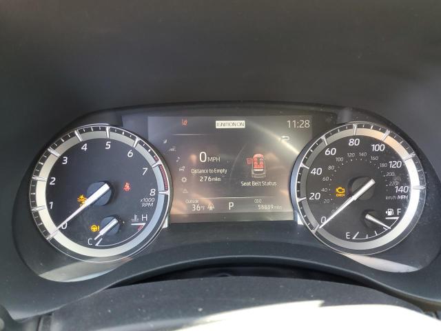 5TDGZRBH5NS560094 - 2022 TOYOTA HIGHLANDER XLE GRAY photo 9