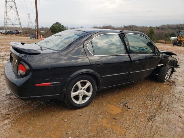 JN1CA31D21T831323 - 2001 NISSAN MAXIMA GXE BLACK photo 3