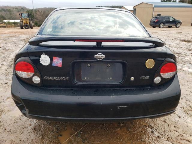 JN1CA31D21T831323 - 2001 NISSAN MAXIMA GXE BLACK photo 6