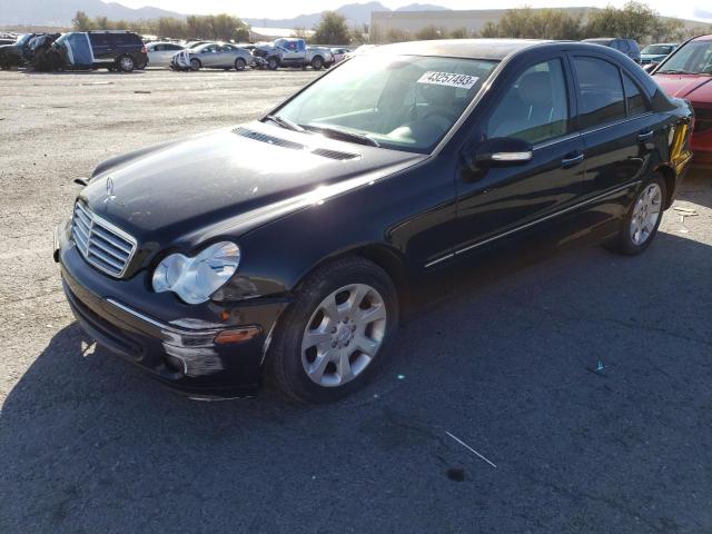 WDBRF54H86A842816 - 2006 MERCEDES-BENZ C 280 BLACK photo 1