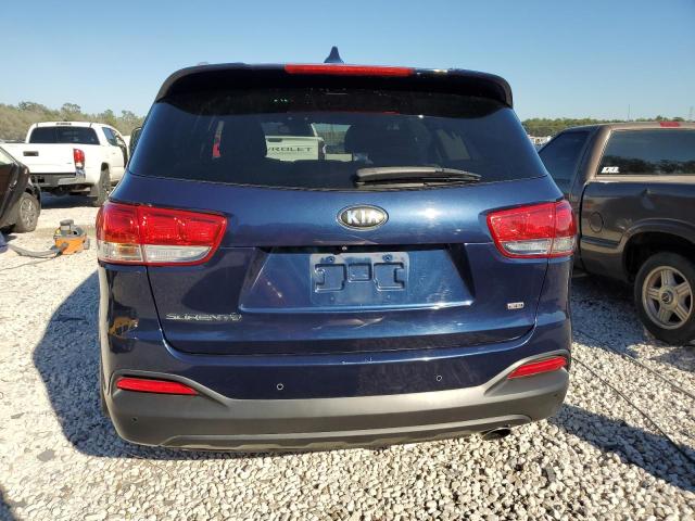 5XYPG4A3XJG387565 - 2018 KIA SORENTO LX BLUE photo 6