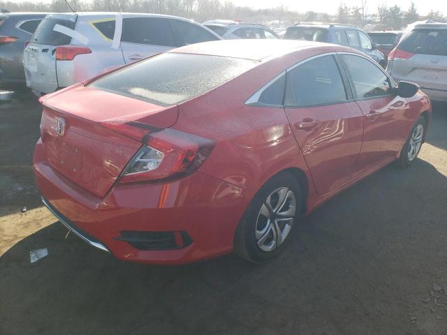 2HGFC2F65LH514873 - 2020 HONDA CIVIC LX RED photo 3