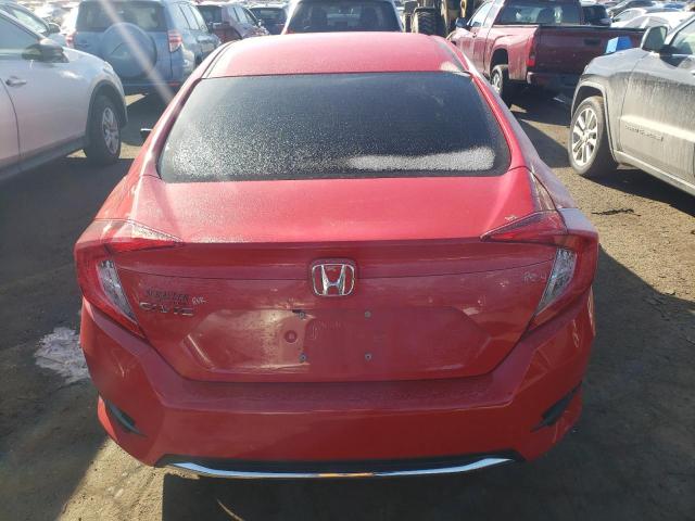 2HGFC2F65LH514873 - 2020 HONDA CIVIC LX RED photo 6