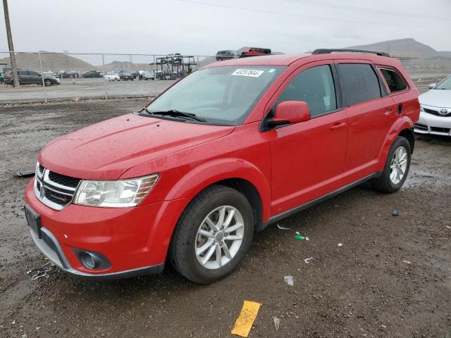 3C4PDCBBXDT587836 - 2013 DODGE JOURNEY SXT RED photo 1