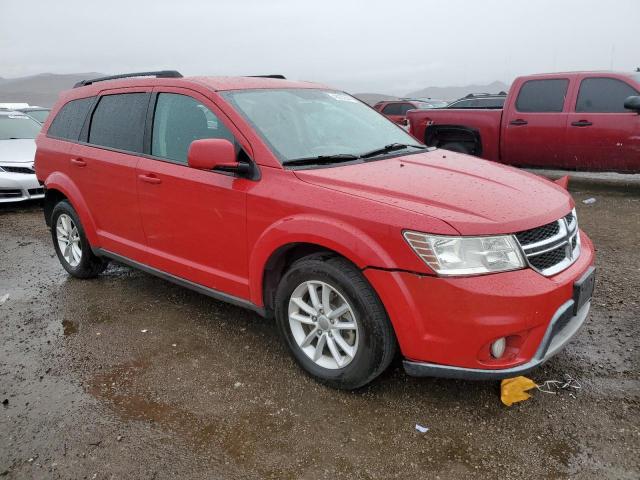 3C4PDCBBXDT587836 - 2013 DODGE JOURNEY SXT RED photo 4