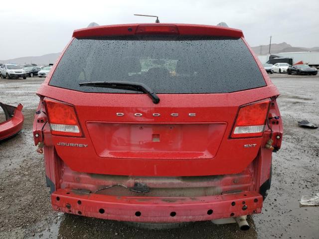 3C4PDCBBXDT587836 - 2013 DODGE JOURNEY SXT RED photo 6