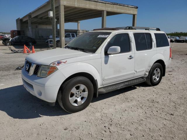 5N1AR18U17C612784 - 2007 NISSAN PATHFINDER LE WHITE photo 1