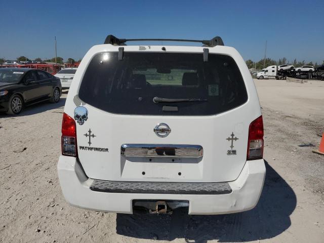 5N1AR18U17C612784 - 2007 NISSAN PATHFINDER LE WHITE photo 6