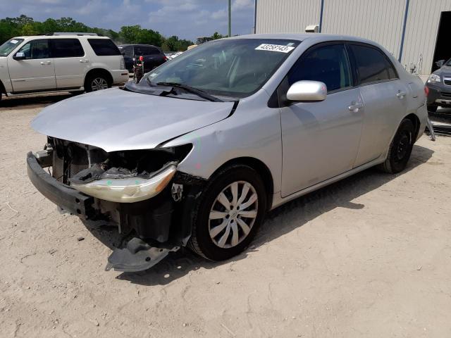 5YFBU4EE8DP217316 - 2013 TOYOTA COROLLA BASE SILVER photo 1