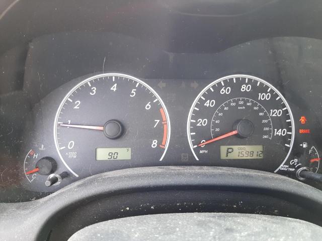 5YFBU4EE8DP217316 - 2013 TOYOTA COROLLA BASE SILVER photo 9