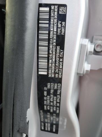 ZACCJBAH0FPB58695 - 2015 JEEP RENEGADE SPORT ვერცხლისფერი ფოტო 13