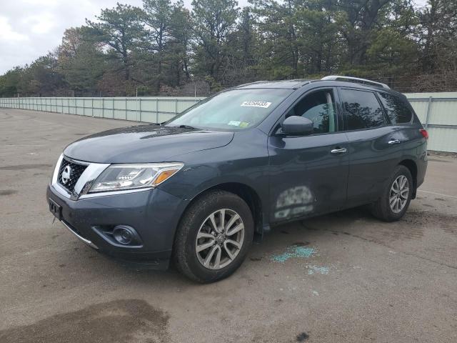 5N1AR2MM8EC699754 - 2014 NISSAN PATHFINDER S GRAY photo 1