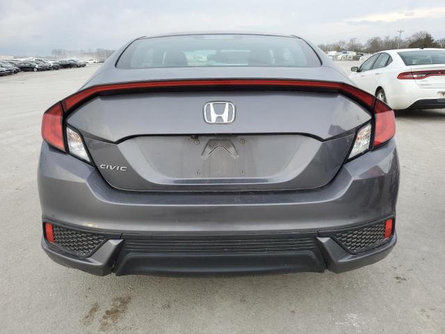 2HGFC4B02JH307822 - 2018 HONDA CIVIC LX GRAY photo 6