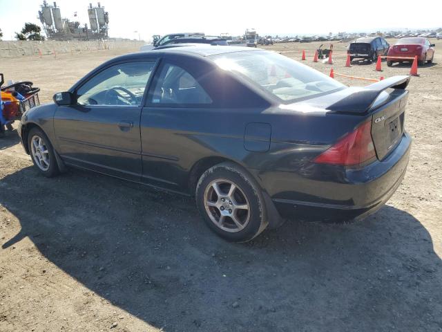 1HGEM22911L113989 - 2001 HONDA CIVIC SI BLACK photo 2