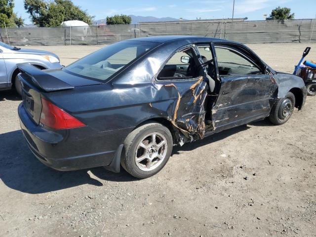 1HGEM22911L113989 - 2001 HONDA CIVIC SI BLACK photo 3