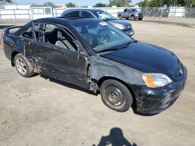 1HGEM22911L113989 - 2001 HONDA CIVIC SI BLACK photo 4