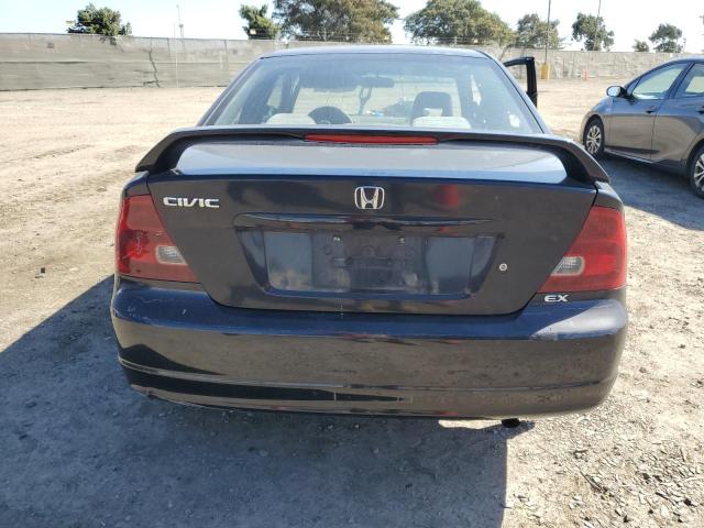 1HGEM22911L113989 - 2001 HONDA CIVIC SI BLACK photo 6