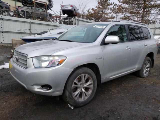 JTEEW41A782024763 - 2008 TOYOTA HIGHLANDER HYBRID SILVER photo 1