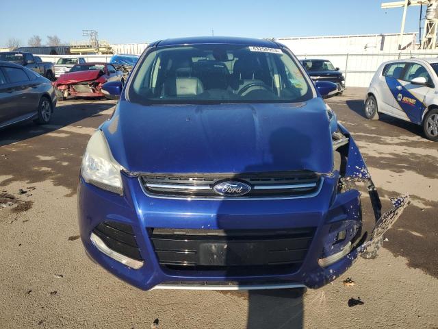 1FMCU9H90DUA09820 - 2013 FORD ESCAPE SEL BLUE photo 5