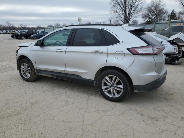 2FMTK3J81FBB45225 - 2015 FORD EDGE SEL SILVER photo 2