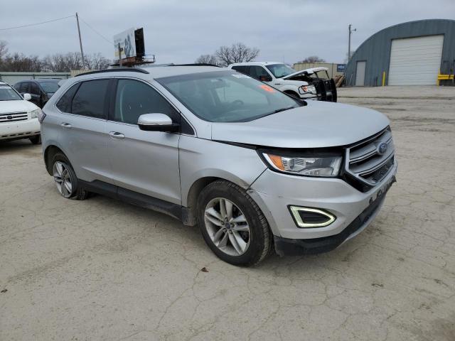 2FMTK3J81FBB45225 - 2015 FORD EDGE SEL SILVER photo 4