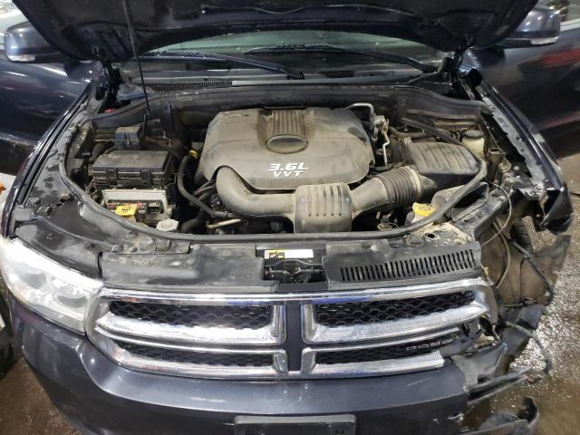 1C4RDJDG2DC658206 - 2013 DODGE DURANGO CREW BLUE photo 12