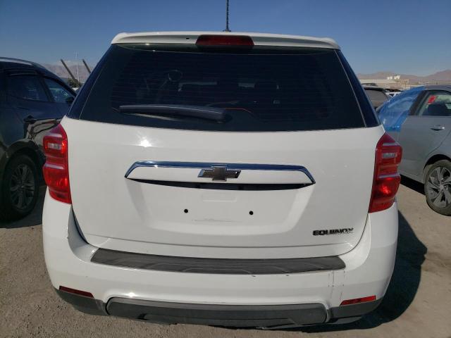 2GNALBEK6G1164957 - 2016 CHEVROLET EQUINOX LS WHITE photo 6