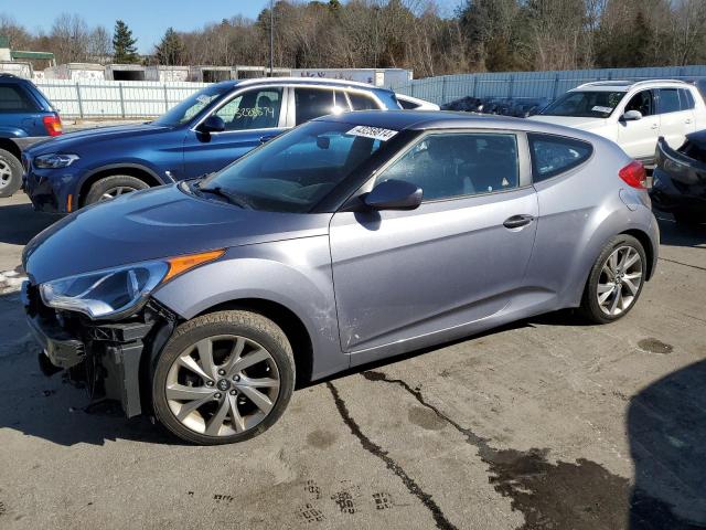 KMHTC6AD0HU315115 - 2017 HYUNDAI VELOSTER SILVER photo 1