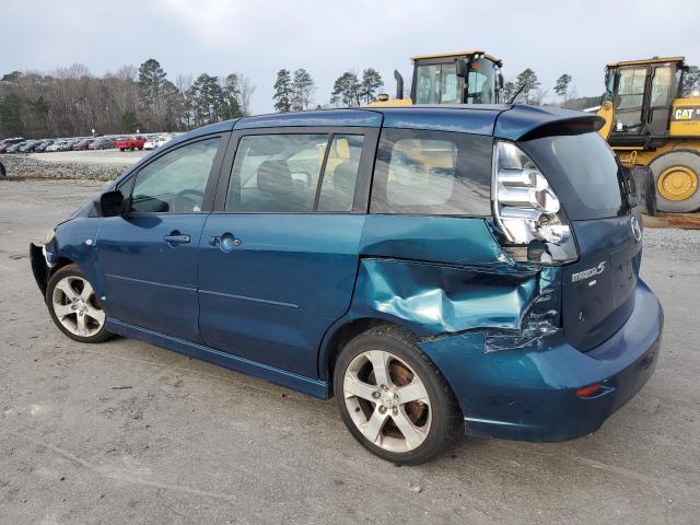 JM1CR293660105856 - 2006 MAZDA 5 TEAL photo 2