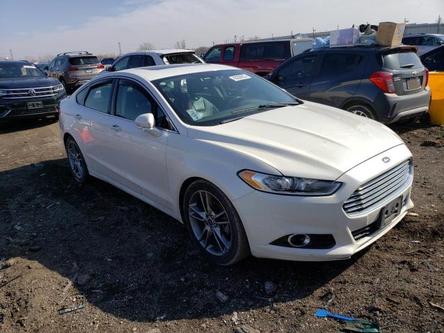 3FA6P0K98DR278030 - 2013 FORD FUSION TITANIUM WHITE photo 4