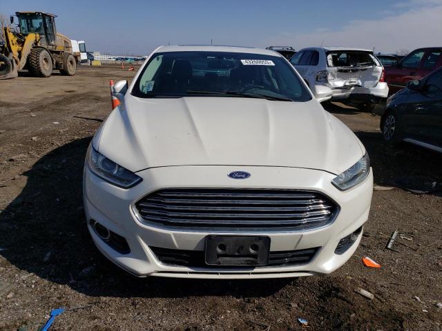 3FA6P0K98DR278030 - 2013 FORD FUSION TITANIUM WHITE photo 5